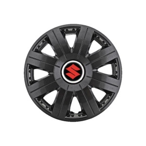 Set 4 Capace Roti 15 inchi (R15) Cosmos Negru, Compatibile cu Suzuki - Img 3