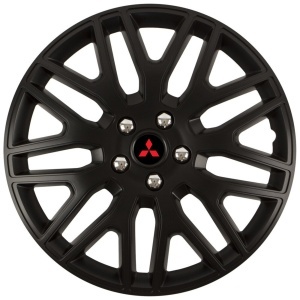 Set 4 Capace Roti 15 inchi (R15) Dakar Negru, Compatibile Cu Mitshubisi