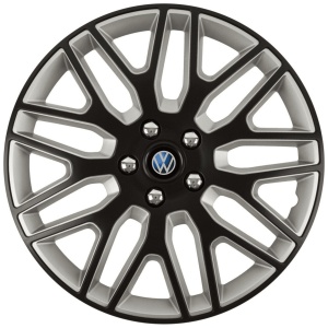 Set 4 Capace Roti 15 inchi (R15) Dakar Negru-Gri, Compatibile Cu Volkswagen
