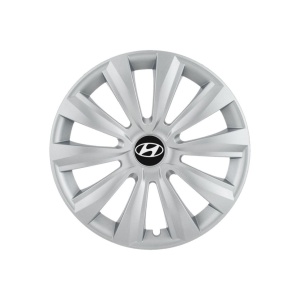 Set 4 capace roti 15 inchi (R15) Delta Gri, Compatibile cu Hyundai - Img 3