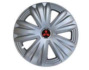 Set 4 capace roti 15 inchi (R15) Glory Gri, Compatibile cu Mitsubishi