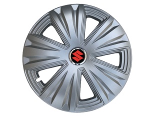 Set 4 capace roti 15 inchi (R15) Glory Gri, Compatibile cu Suzuki