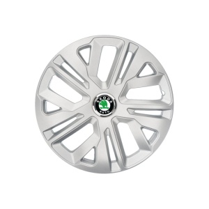 Set 4 Capace Roti 15 inchi (R15) Raven Gri, Compatibile Cu Skoda - Img 3