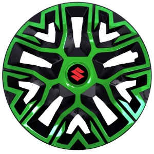 Set 4 Capace Roti 16 `` Best Verde-Negru, Compatibile Cu Suzuki - Img 1