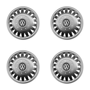 Set 4 capace roti 16 inchi (R16) bombate compatibile VW CRAFTER - Model 410 - Img 5