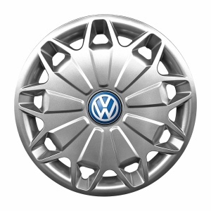 Set 4 capace roti 16 inchi (R16) Compatibile Cu Volkswagen model - 419, Sigla Albastra