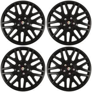 Set 4 Capace Roti 16 inchi (R16) Dakar Negru, Compatibile Cu Alfa Romeo - Img 2