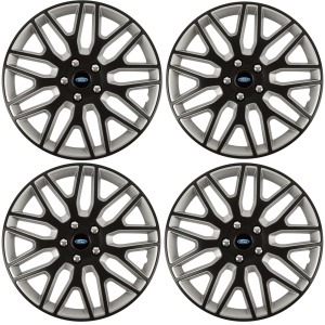 Set 4 Capace Roti 16 inchi (R16) Dakar Negru-Gri, Compatibile Cu Ford - Img 5