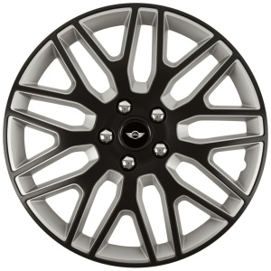 Set 4 Capace Roti 16 inchi (R16) Dakar Negru-Gri, Compatibile Cu Mini