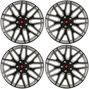 Set 4 Capace Roti 16 inchi (R16) Dakar Negru-Gri, Compatibile Cu Suzuki - Img 2