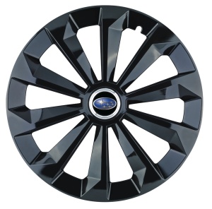 Set 4 Capace Roti 16 inchi (R16) Fame Negru, Compatibile Cu Subaru