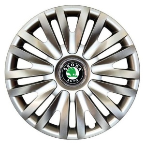 Set 4 Capace Roti 16 inchi (R16) Model 412, Pentru Skoda - Img 4