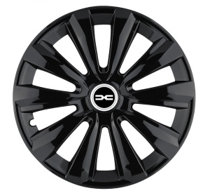 Set 4 Capace Roti Autohelix MSA® potrivite jantelor de 16 inch, pentru Dacia Nou model Delta Black