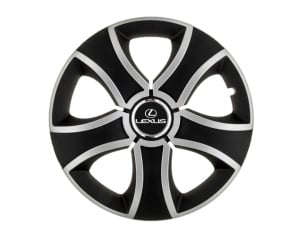 Set 4 capace roti Bis Gri-Negru R16 pentru gama auto Lexus