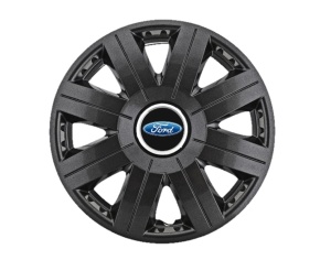 Set 4 capace roti Cosmos Negru R15, pentru gama auto Ford - Img 1