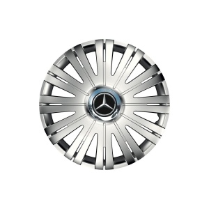 Set 4 capace roti Cu Inel Cromat Active R16 Compatibil Cu Mercedes