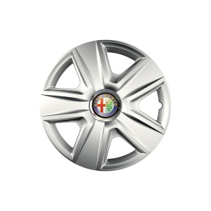 Set 4 capace roti Cu Inel Cromat Esprit R16 Compatibil Cu Alfa Romeo