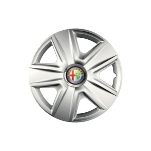 Set 4 capace roti Cu Inel Cromat Esprit R16 Compatibil Cu Alfa Romeo - Img 3