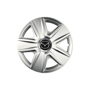 Set 4 capace roti Cu Inel Cromat Esprit R16 Compatibil Cu Mazda - Img 3