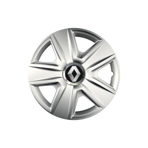 Set 4 capace roti Cu Inel Cromat Esprit R16 Compatibil Cu Renault - Img 3