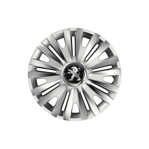 Set 4 capace roti Cu Inel Cromat Royal R14 Compatibil Cu Peugeot - Img 3