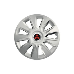 Set 4 capace roti Cu Inel Cromat Stratos R16 Compatibil Cu Mitsubisi - Img 3