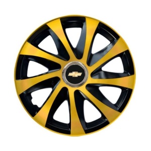 Set 4 capace roti Drift extra gold R14 Compatibil Cu Chevrolet - Img 3
