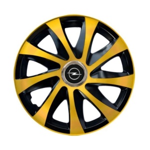 Set 4 capace roti Drift extra gold R14 Compatibil Cu Opel - Img 3