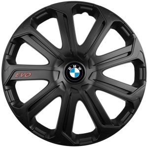 Set 4 Capace Roti Evo Negru R15, Pentru BMW - Img 1