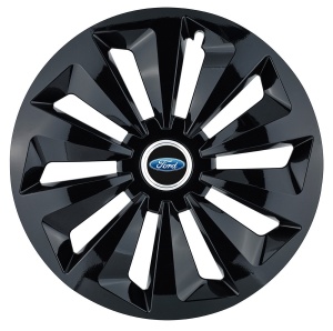 Set 4 capace roti Fox negru R15 pentru gama auto Ford - Img 1