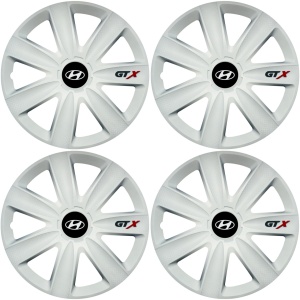 Set 4 Capace Roti GTX Alb R15, Compatibil Cu Hyundai - Img 2