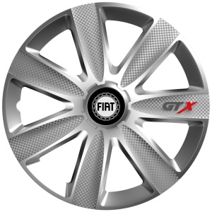 Set 4 Capace Roti GTX Gri R17, Pentru Fiat - Img 1