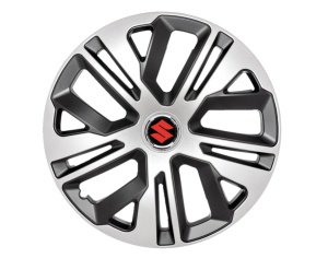 Set 4 Capace Roti, model 14 Inchi (R14) Raven Gri-Negru, Compatibile Cu Suzuki