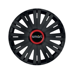 Set 4 capace roti Negre Cu Inel Rosu Active R16 Compatibil Cu Smart - Img 3