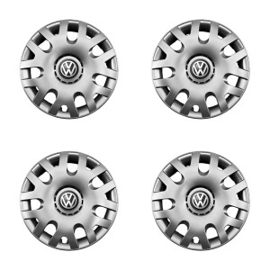 Set 4 capace roti potrivite jantelor de 14 inch (R14) compatibile Volkswagen, Model - 204 - Img 2