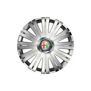 Set 4 Capace Roti potrivite jantelor de 15 inch, pentru Alfa Romeo, model Active Crom