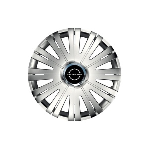 Set 4 Capace Roti potrivite jantelor de 15 inch, pentru Nissan Nou, model Active Crom