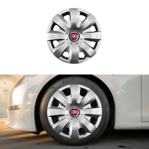 Set 4 capace roti potrivite jantelor de 15 inchi (R15) compatibile gama Fiat, model - 321 - Img 3