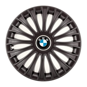 Set 4 Capace Roti, potrivite jantelor de R14, pentru BMW, model dino Negru - Img 3