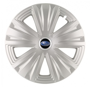 Set 4 Capace Roti, potrivite jantelor de R14, pentru Subaru, model glory Gri