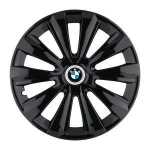 Set 4 Capace Roti, potrivite jantelor de R15, pentru BMW, model delta negru - Img 3