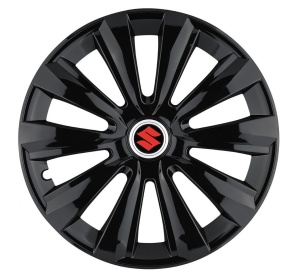 Set 4 Capace Roti, potrivite jantelor de R15, pentru Suzuki, model delta negru