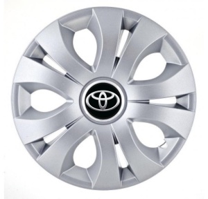 Set 4 Capace Roti, potrivite jantelor de R16, Compatibil Cu Toyota, model top crom