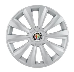 Set 4 Capace Roti, potrivite jantelor de R16, pentru Alfa Romeo, model delta cromat
