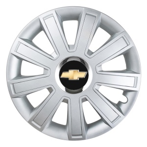 Set 4 Capace Roti, potrivite jantelor de R16, pentru Chevrolet, model flash cromat
