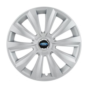 Set 4 Capace Roti, potrivite jantelor de R16, pentru Ford, model delta cromat - Img 3
