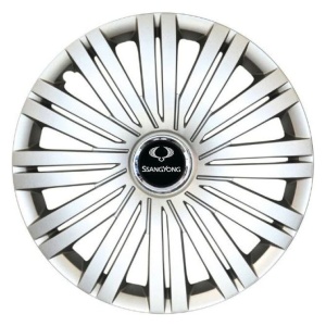 Set 4 Capace Roti R16, Potrivite Jantelor de 16 inch, Pentru SsangYoung, Model 422 - Img 4