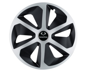 Set 4 capace roti Roco Gri-Negru R13 pentru gama auto SsangYong