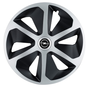 Set 4 capace roti Roco Gri-Negru R17 pentru gama auto Opel - Img 1