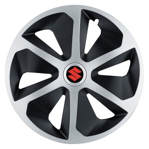 Set 4 capace roti Roco Gri-Negru R17 pentru gama auto Suzuki - Img 3
